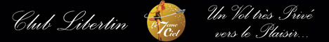 Bannière du Club libertin Le 7ème Ciel