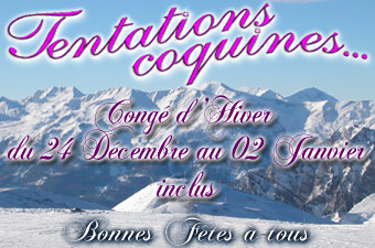Visuel congé d'hiver 2011 du 24 décembre 2011 au 02 Janvier 2012