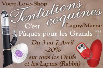 visuel 'Flyer Pâques 2012' chez 'Tentations coquines'